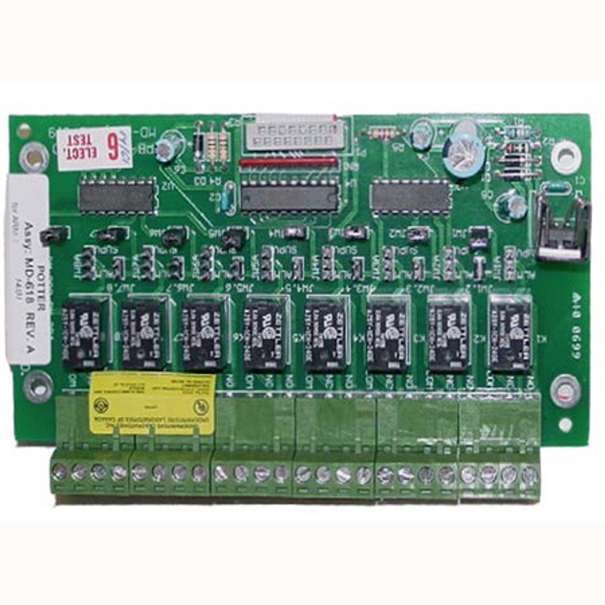 Potter Electric Signal - Usa 3002125 | ARM-8 Auxiliary 8 Relay Module for PFC-5000