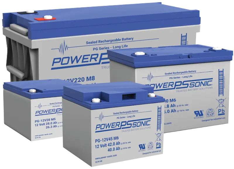 Powersonic 1204508418 | PG Long Life VRLA AGM | SLA Sealed Lead