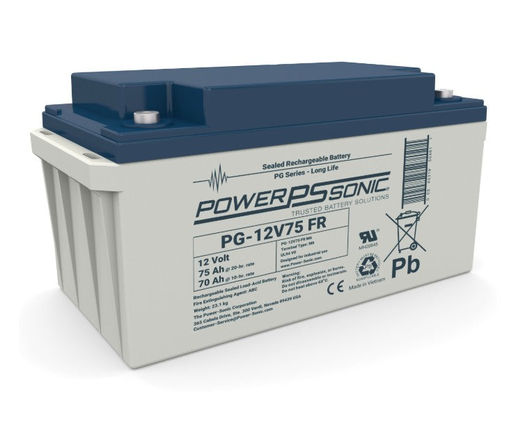 Powersonic 1207508419 | PG-12V75 M6 12V 80Ah (20HR) Long Life Battery