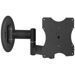 Premier Mounts AM50-B | Panel Swingout Mount, Dual Arm, Fixed, +/-15 Degree Tilt/Pitch, 360 Degree Rotation, 90 Degree Swivel, 50 Lb Capacity, Black