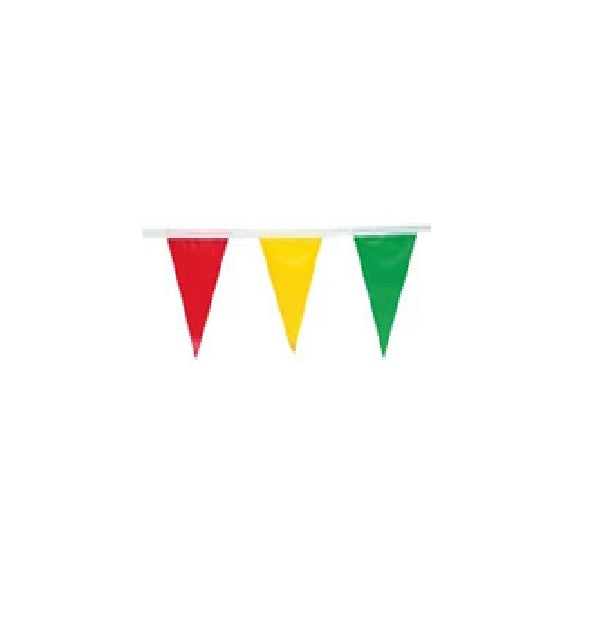 Presco Polymers SPF912100M | Pennant Flag, Multicolored, 100 ft