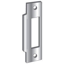 Pro-Lok ESP-170-C-BULK | Door Mount Mortise Strike Plate, 1-1/4" Width x 4-7/8" Height, Chrome Plated, With Metal and Wood Screw