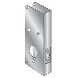 Pro-Lok EWP-500-S | Door Mount Wrap Plate Edge Guard, 14" Width x 5" Height, 1-3/4" Thickness Door, Stainless Steel, For Kaba E-Plex 2000 Series Lock