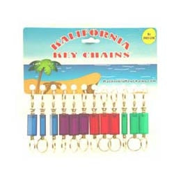 Pro-Lok K211-C | Key Chain, Pull-A-Part, Plastic Body, Transparent, 12 each per Card