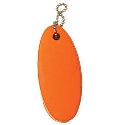 Pro-Lok K388 | Floating Squeeze Key Chain, Oval, With Beaded Metal Chain, 1 per Card