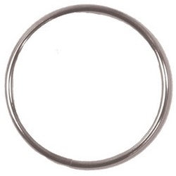 Pro-Lok K914-B | Split Key Ring, 1" Diameter, Tampered Steel, Nickel Plated, 100 each per Bulk