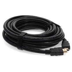 Prolabs HDMIHSMM25-C | 25ft HDMI 1.4 Male to HDMI 1.4 Male Black Cable Which Supports Ethernet Channel For Resolution Up to 4096x2160 (DCI 4K)