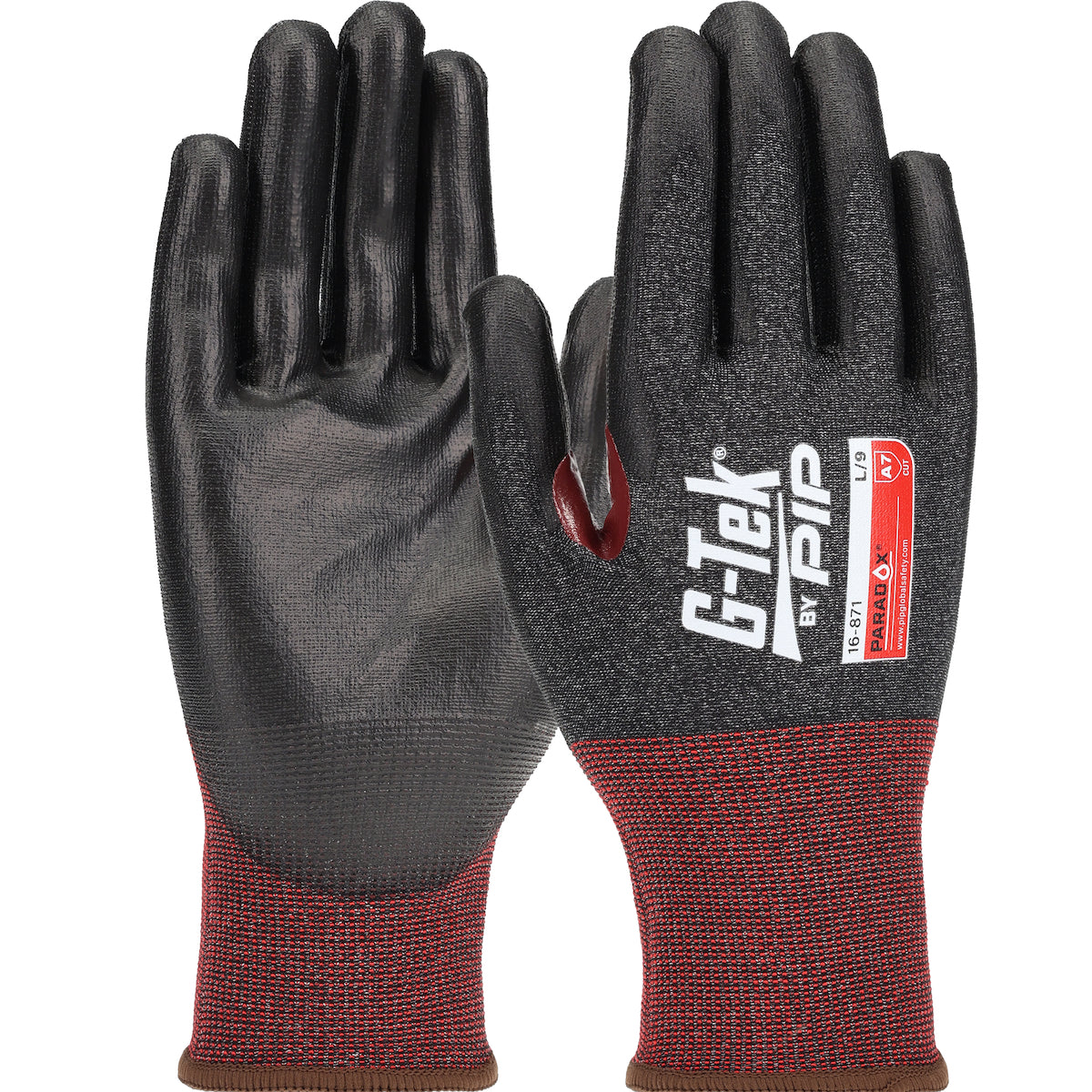 Protective Industrial Products 16-871/XS | G-Tek PolyKor Gloves, 21 Gauge, PosiGrip Max Coating, Cut Level A7, Size X-Small