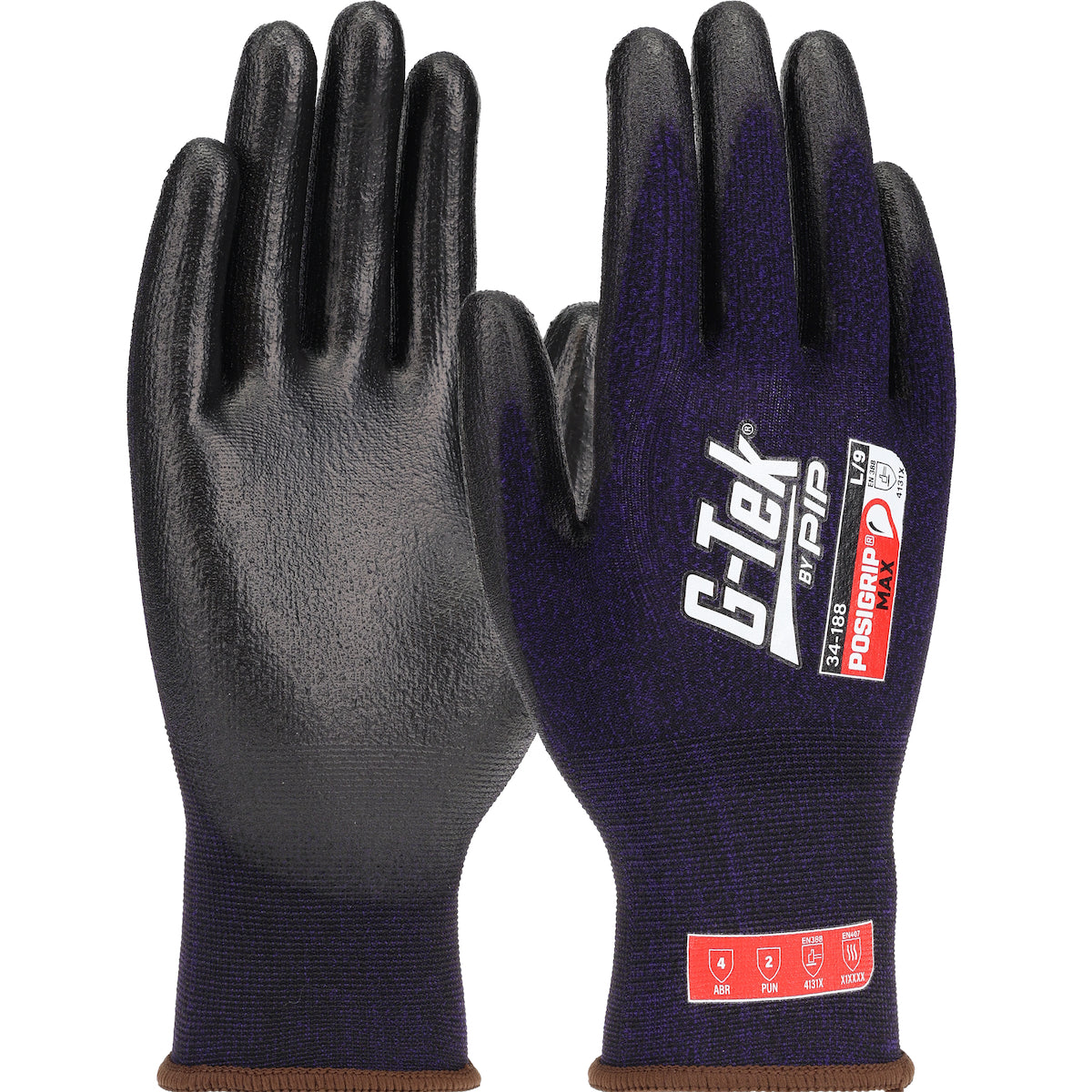Protective Industrial Products 34-188/XS | Nylon/Spandex Gloves, 18 Gauge, Blue, Size X-Small