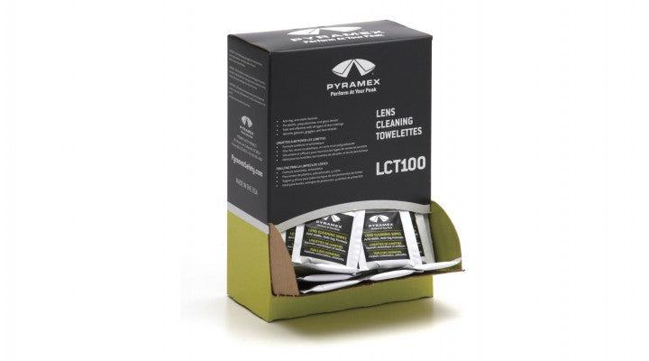 Pyramex Safety Products LCT100 | Lens Cleaning Towelettes 5 x 8 in., 100/Box