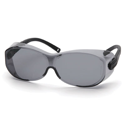 Pyramex Safety Products S7520SJ | OTS XL Safety Glasses Black Frame, Gray Lens