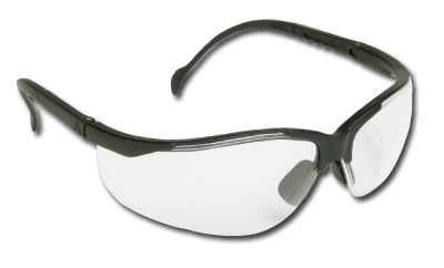 Pyramex Safety Products SB1810S | Venture II Safety Glasses Black Frame, Clear Lens