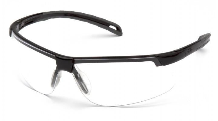 Pyramex Safety Products SB8610DT | Safety Glass, Anti-Fog, Clear, Lens Material Polycarbonate, Half, Black