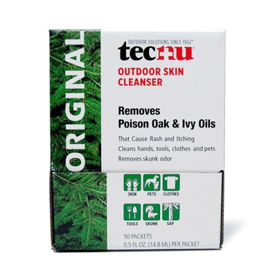 Quest Products FG10091 | Skin Cleanser Packets, Tecnu, 0.5 oz, 50/Box