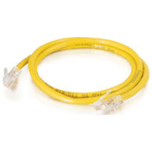 Quiktron 566-115-050 | Value Series Cat 6, 24 AWG U/UTP, Non-Booted, Solid, 4-Pair, RJ-45 to RJ-45, Copper Patch Cable 50 ft., Yellow