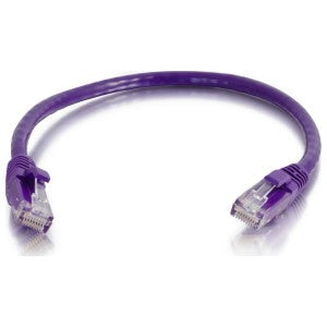 Quiktron 576-A45-010 | 10ft. Q-Series Cat6a Snagless (UTP) Ethernet Network Patch Cable, CM Rated - Purple