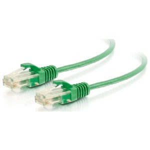 Quiktron 576-RD20-003 | Value Series Cat 6 Booted Patch Cords, 28 AWG, 3 ft., Green