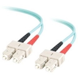 Quiktron 852-442-009 | Value Series Fiber Jumper Cable SC to SC, Laser-Optimized Multimode, 3M