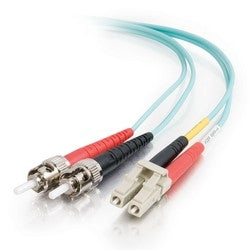 Quiktron 852-L22-020 | Fiber Patch Cables, LC to ST, Duplex, Multimode (OM3), 6 M. L, 2