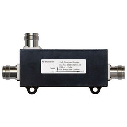 R F Industries Ltd RFDC-15DBC-43F | Directional Coupler, Low Pim, 15 Db, 698 To 2700 Mhz Frequency, Less Than Or Equal To -155 Dbc, Ip67, Black