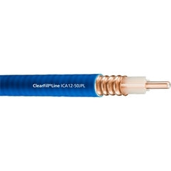 RFS Technologies Inc ICA12-50JPL | 1/2" DAS Coaxial Cable, Air-Dielectric, Copper, Plenum-Rated, Blue Jacket