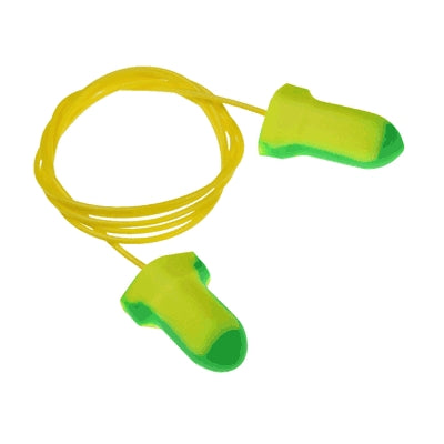 Radians 81512 | Direct Safety Safe Soundz Wingz Duo Earplugs Green/Yellow, 500 Pairs/Bag