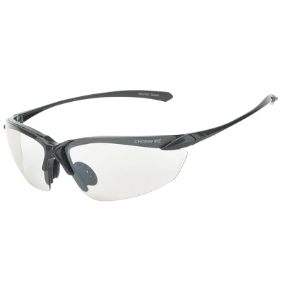 Radians 9215 | Crossfire Sniper Safety Glasses Gray Frame, Indoor/Outdoor Hardcoat Lens