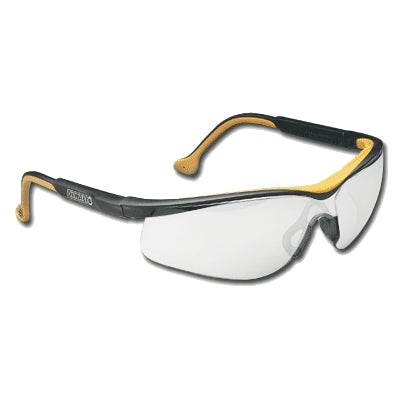 Radians DPG55-1D | DeWalt DC Safety Glasses Black/Yellow Frame, Clear Lens