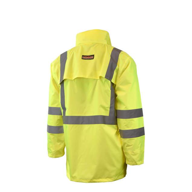 Radians RW10-3S1Y-L | RW10 Class 3 Lightweight Rain Jacket Lime, Large