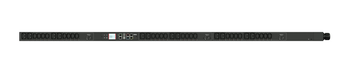 Raritan PX3-5725V | Rack PDU, 3-Phase, 208 VAC, 30 A, 36 Outlets (24 × C13, 12 × C19), NEMA L21-30P Plug, 8.6 kVA