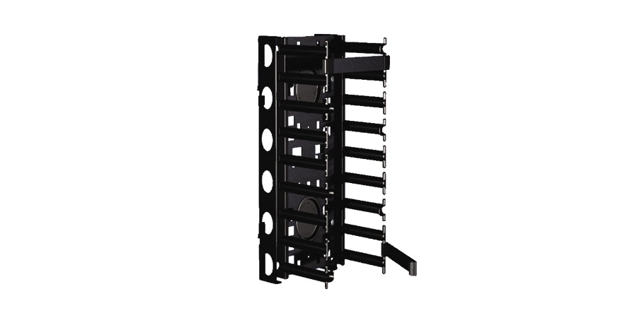 Rittal 9969597 | Horizontal Cable Manager, 2U Rack, 19 in Width