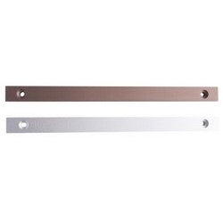 Rofu International Corp 21001 | Magnetic Lock Filler Plate – ½" × ¾" or ¾" × ½", Silver Aluminum, with Mounting Screws