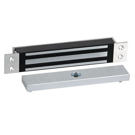 Rutherford Controls 8360 X 28 | Mortise MiniMag Electromagnetic Lock for Sliding Doors, Brushed Aluminum