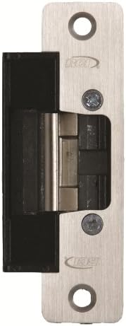 Rutherford Controls S6504LMKM X 32D | 12/24VAC/DC X 32D, Electric Strike Satin Stainless Steel, Aluminum/Wood Frame