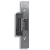 Rutherford Controls 7107-01 X 32D | Electric Strike, 6-7/8" Round Corner Faceplate, For 3/4" Projection Latches, Satin Stainless Steel