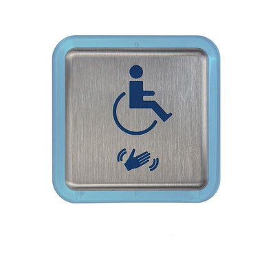 Rutherford Controls 946TW475 | 4.75 Inch Square Touchless Short Range Actuator with Wave To Open Text