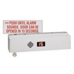 Security Door Controls 1511SNALV SDC Exit Check® Single with NFPA 101, IBC and IFC Compliant, Less key, 628 Aluminum (standard)