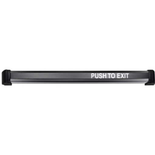 Securitron Magnalock Corp DSB-BK | Door Sense Bar, 12/24 Volt Dc, 25 Milliampere, 36" L, Anodized Black, With 22 Awg Cable And Armored Door Cord