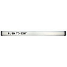 Securitron Magnalock Corp EMB-CL | Electromechanical Exit Bar, 12/24 Volt Dc, 36" L, Clear, With 22 Awg Cable And Armored Door Cord