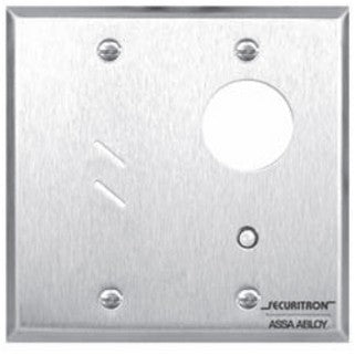 Securitron Magnalock Corp MKPZ | Mortise Keyswitch, Audible Momentary, 2-Gang, Spdt, 12/24 Volt Dc, With Anti-Tamper Screw