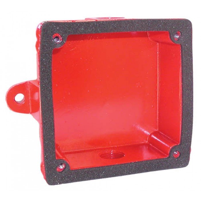 Bosch SSWBB | BackBox, Weatherproof, 4.33" Square, Red