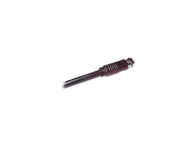 Steren 205-420BK | 12ft High-Grade F Coaxial Cable, Black, F-F