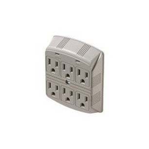 Steren 905-307 6-Outlets Surge Suppressor
