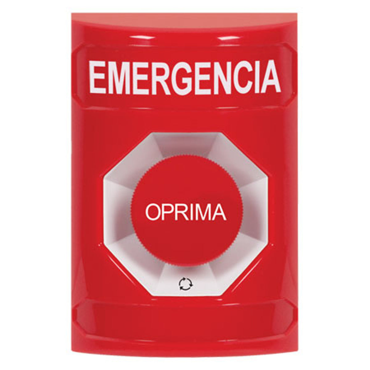 Safety Technology SS2001EM-ES | Stopper Station, Red, No Coverturn To Reset
