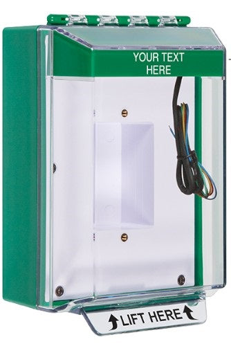 Safety Technology STI-14430C-G | Universal Stopper Low Profile Cover Enclosed Back Box