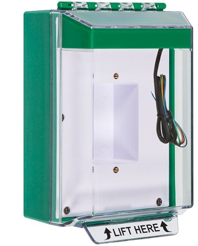 Safety Technology STI-14430N-G | Universal Stopper Low Profile Cover Enclosed Back Box