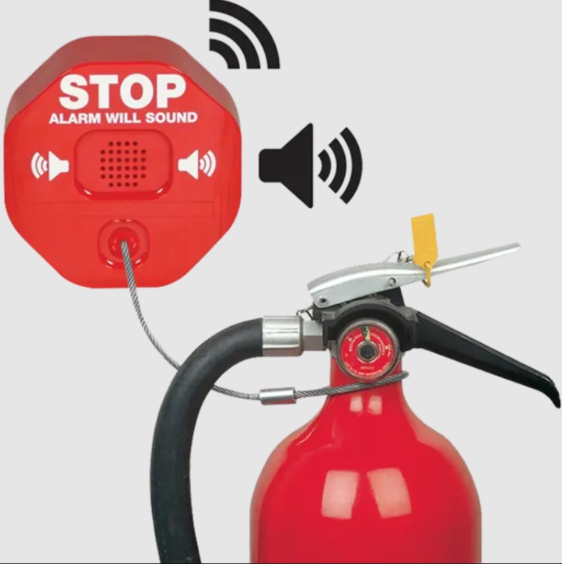 Safety Technology STI-6200WIR | Wireless Fire Extinguisher Theft Stopper