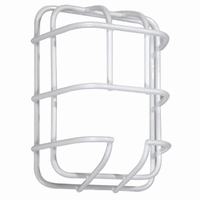 Safety Technology STI-9762 | Horn/Strobe Wall Mounted Wire Guard 6.2" H x 4.76" W x 2.5" D - White