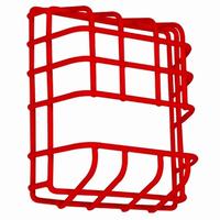 Safety Technology STI-9764-R | Horn/Strobe Wall Mounted Damage Stopper 6.6" H x 6" W x 2.5" D - Red