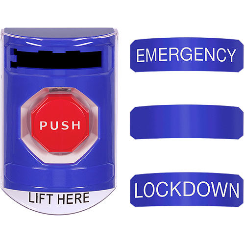 Safety Technology CP-SS43-EN | Stopper Station 3-Pack, Blue